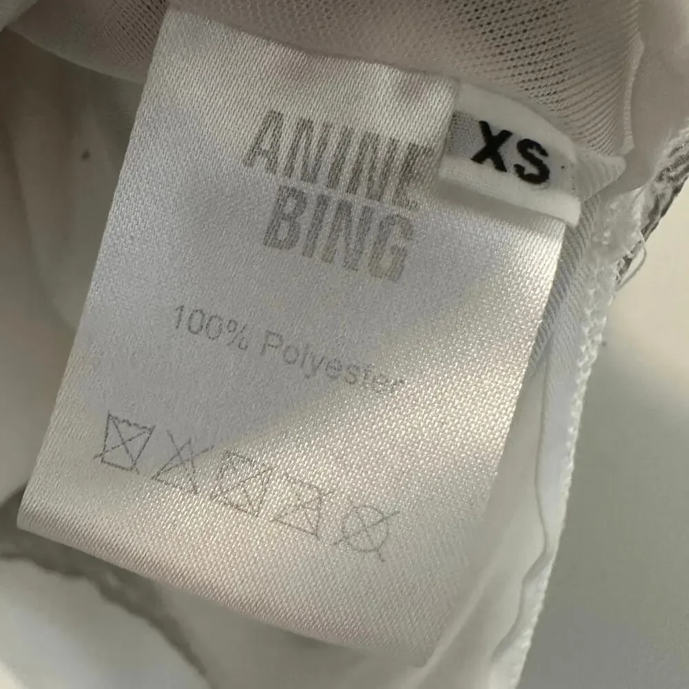 Anine Bing Gray Printed Shirt Dress - Picture 10 of 10